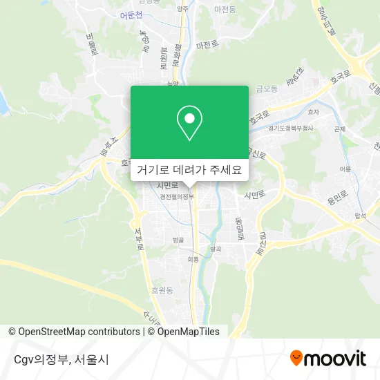 Cgv의정부 지도