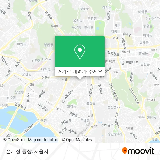 손기정 동상 지도