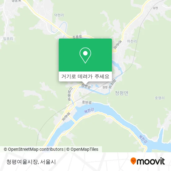 청평여울시장 지도