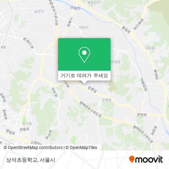 상석초등학교 지도