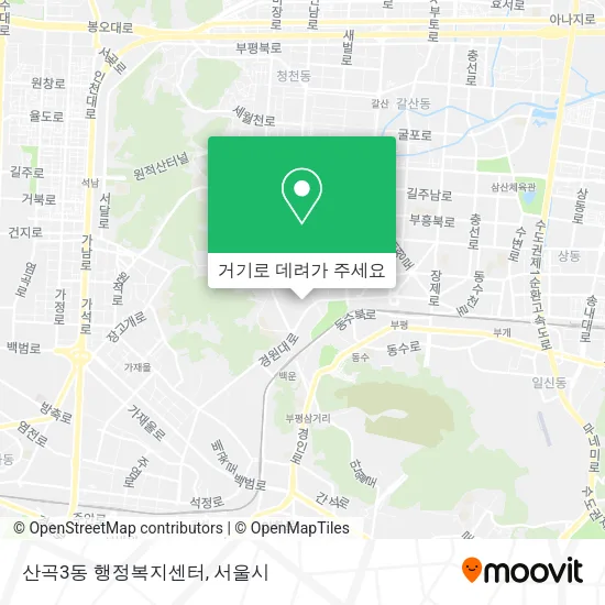 산곡3동 행정복지센터 지도