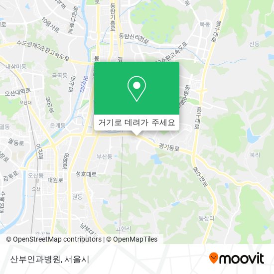 산부인과병원 지도