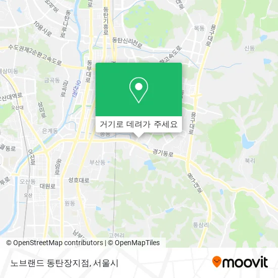 노브랜드 동탄장지점 지도