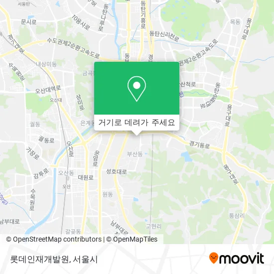 롯데인재개발원 지도