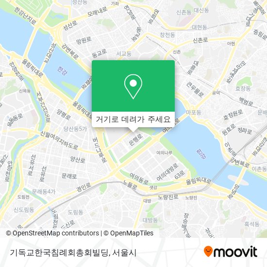 기독교한국침례회총회빌딩 지도