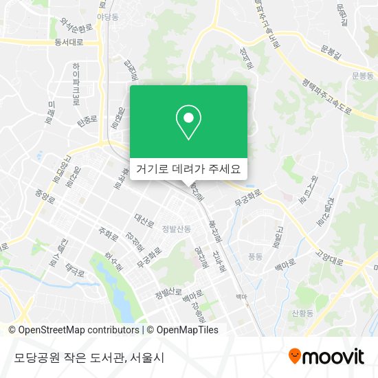 모당공원 작은 도서관 지도