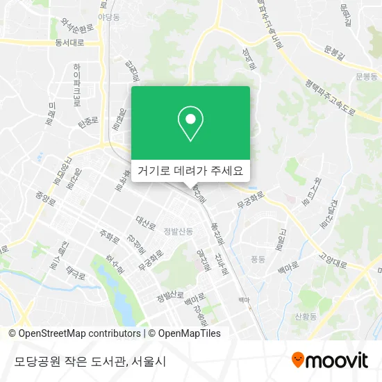 모당공원 작은 도서관 지도