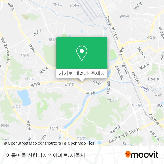 아름마을 신한미지엔아파트 지도