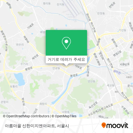 아름마을 신한미지엔아파트 지도