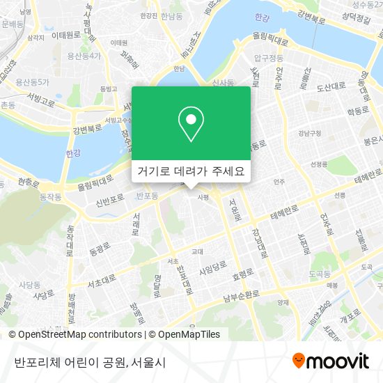 반포리체 어린이 공원 지도