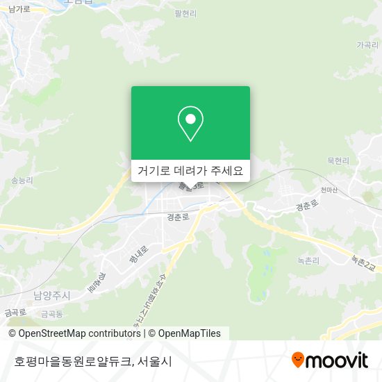 호평마을동원로얄듀크 지도