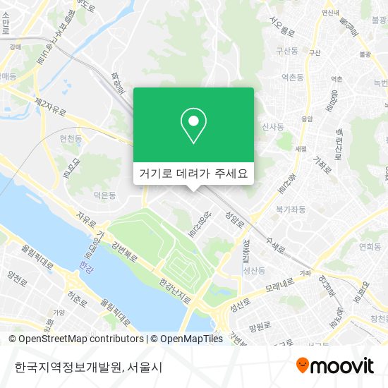 한국지역정보개발원 지도