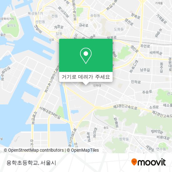 용학초등학교 지도