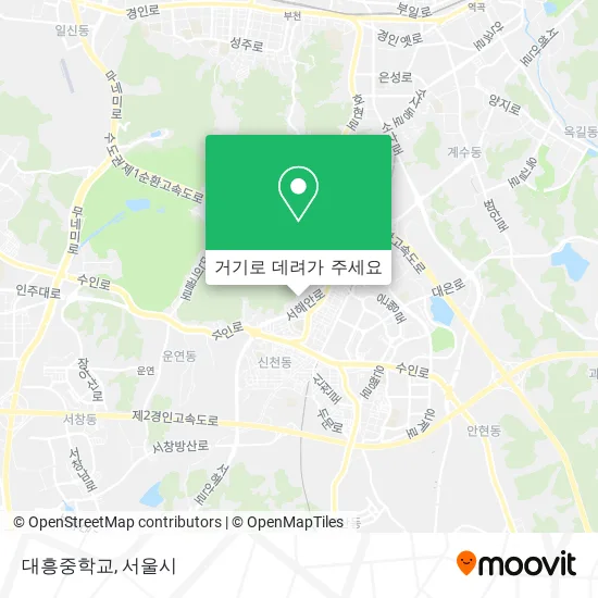 대흥중학교 지도
