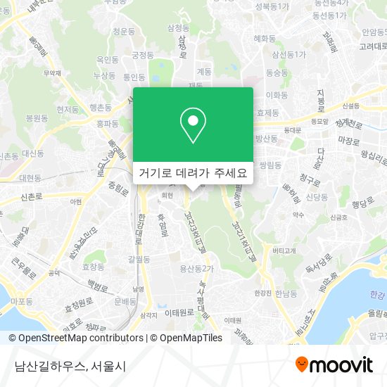 남산길하우스 지도