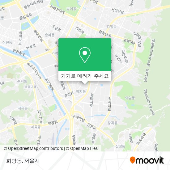 희망동 지도