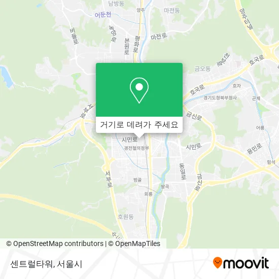 센트럴타워 지도