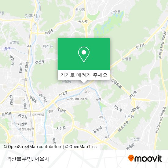 벽산블루밍 지도