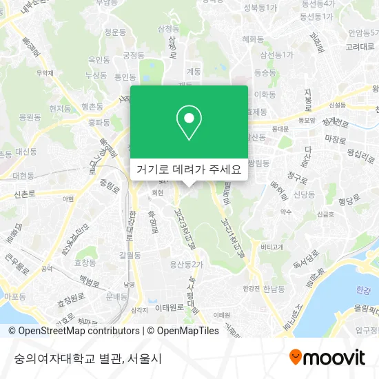 숭의여자대학교 별관 지도