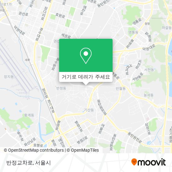 반정교차로 지도