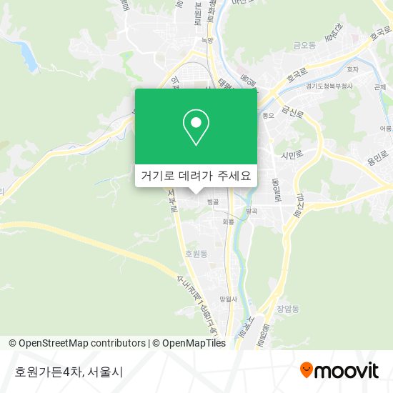 호원가든4차 지도