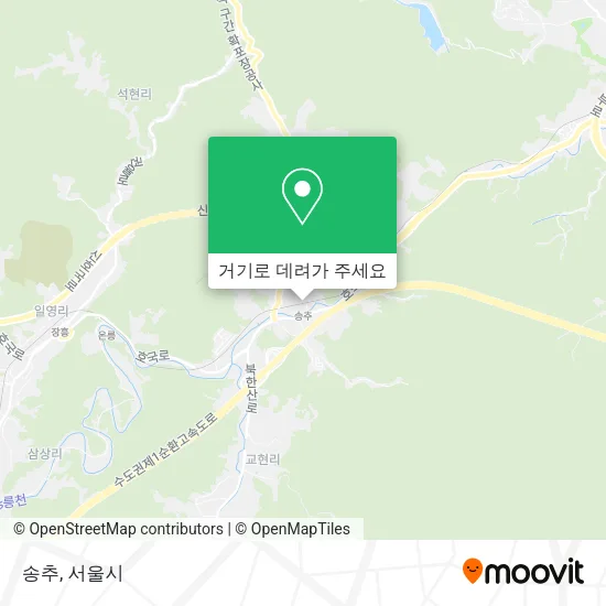송추 지도