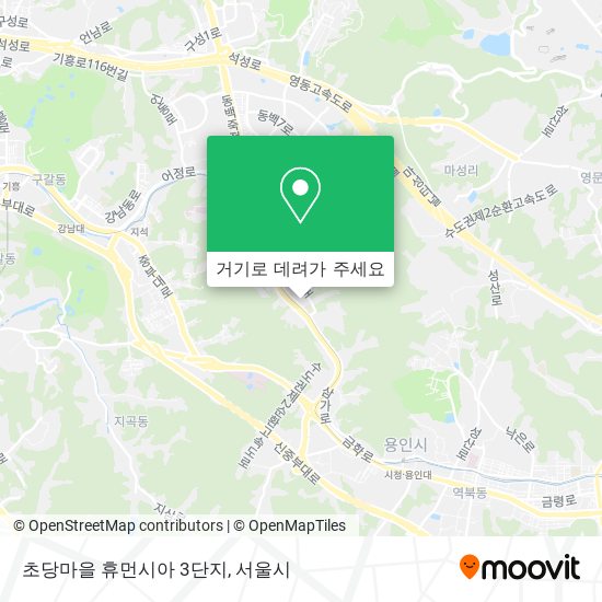 초당마을 휴먼시아 3단지 지도