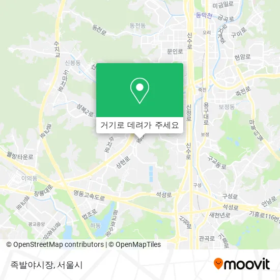 족발야시장 지도