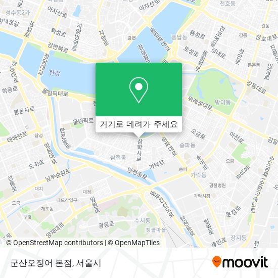 군산오징어 본점 지도
