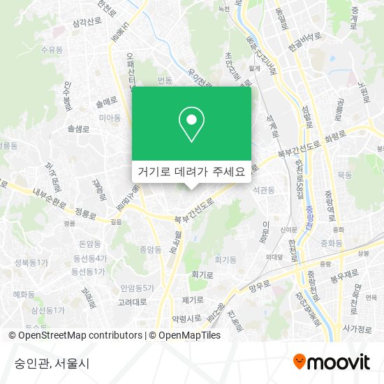 숭인관 지도