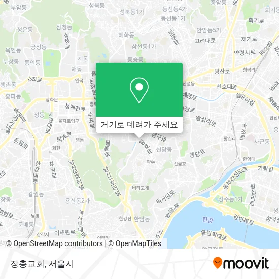 장충교회 지도