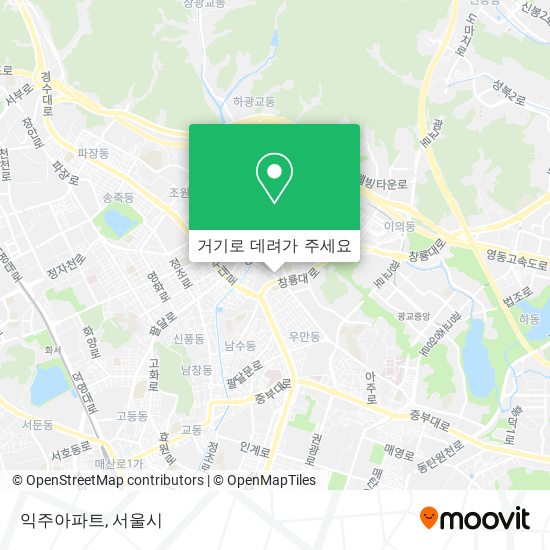 익주아파트 지도