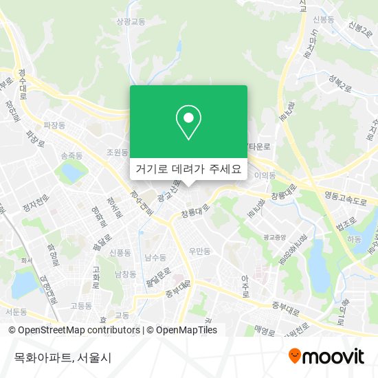 목화아파트 지도