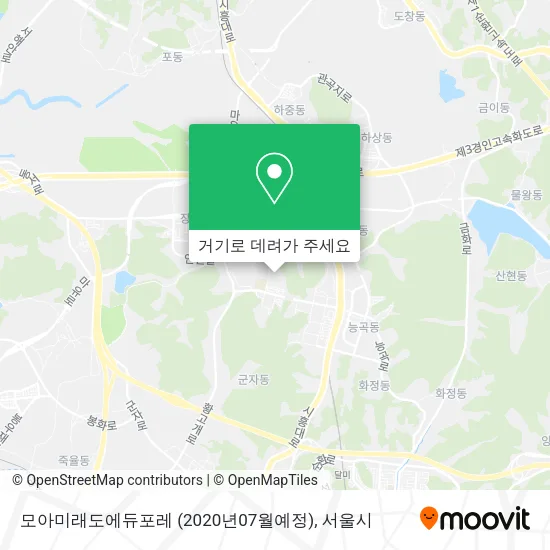 모아미래도에듀포레 (2020년07월예정) 지도
