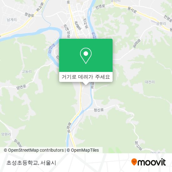 초성초등학교 지도