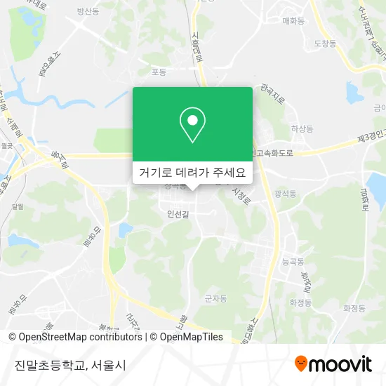 진말초등학교 지도