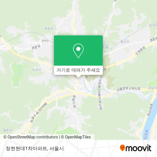 창현현대1차아파트 지도