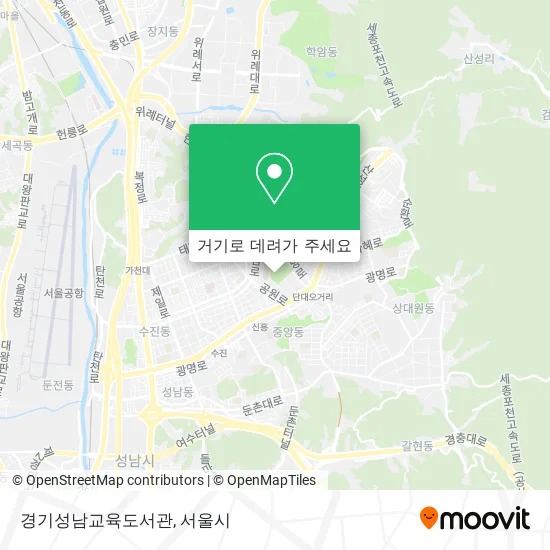 경기성남교육도서관 지도