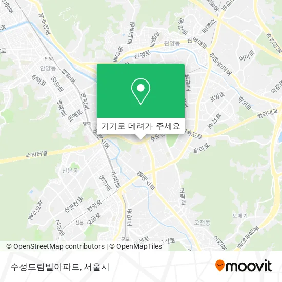 수성드림빌아파트 지도