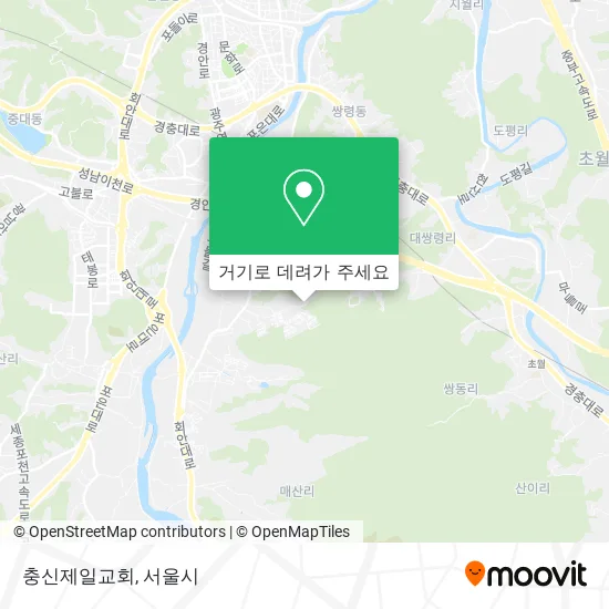 충신제일교회 지도