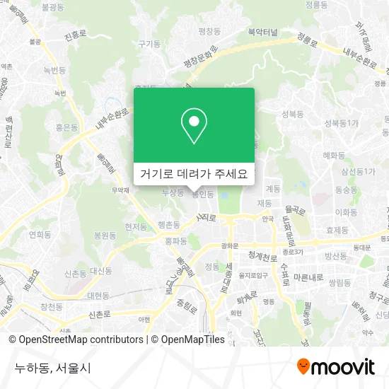 누하동 지도