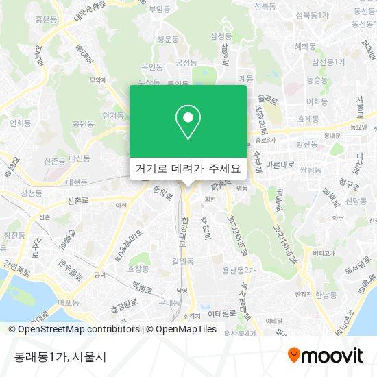 봉래동1가 지도