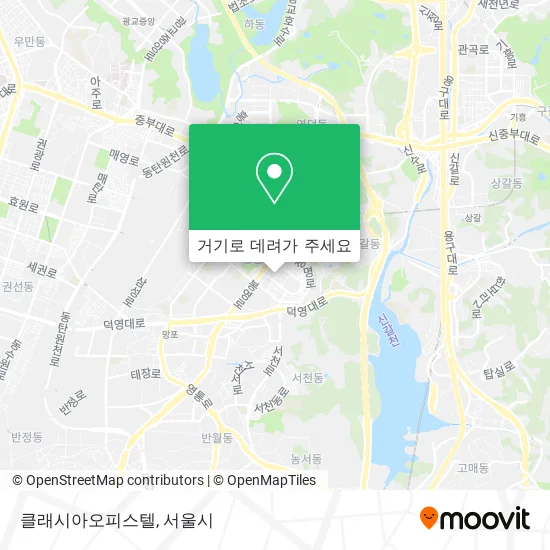 클래시아오피스텔 지도