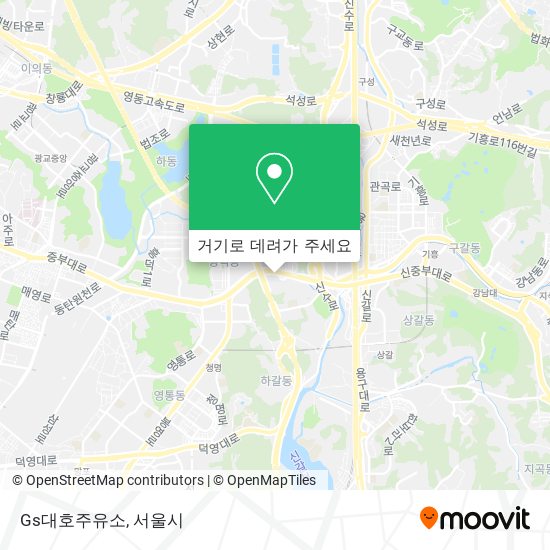 Gs대호주유소 지도