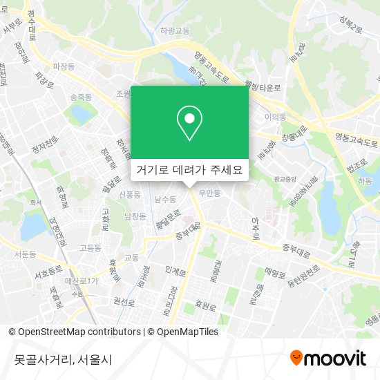 못골사거리 지도