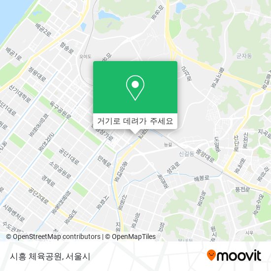 시흥 체육공원 지도