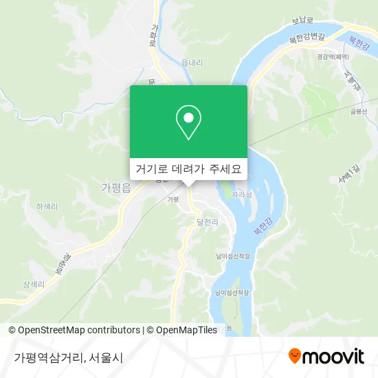 가평역삼거리 지도