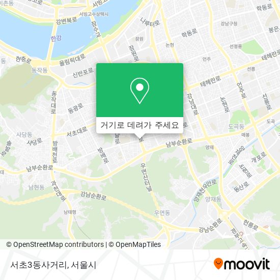 서초3동사거리 지도
