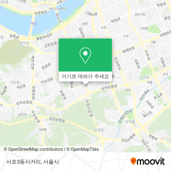 서초3동사거리 지도