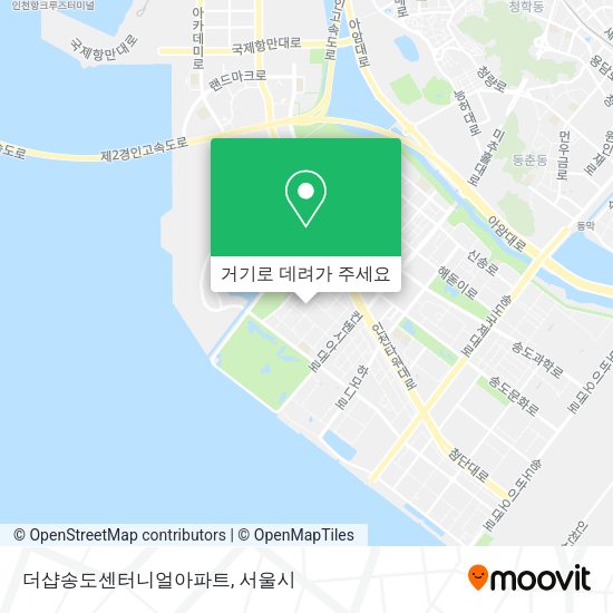 더샵송도센터니얼아파트 지도